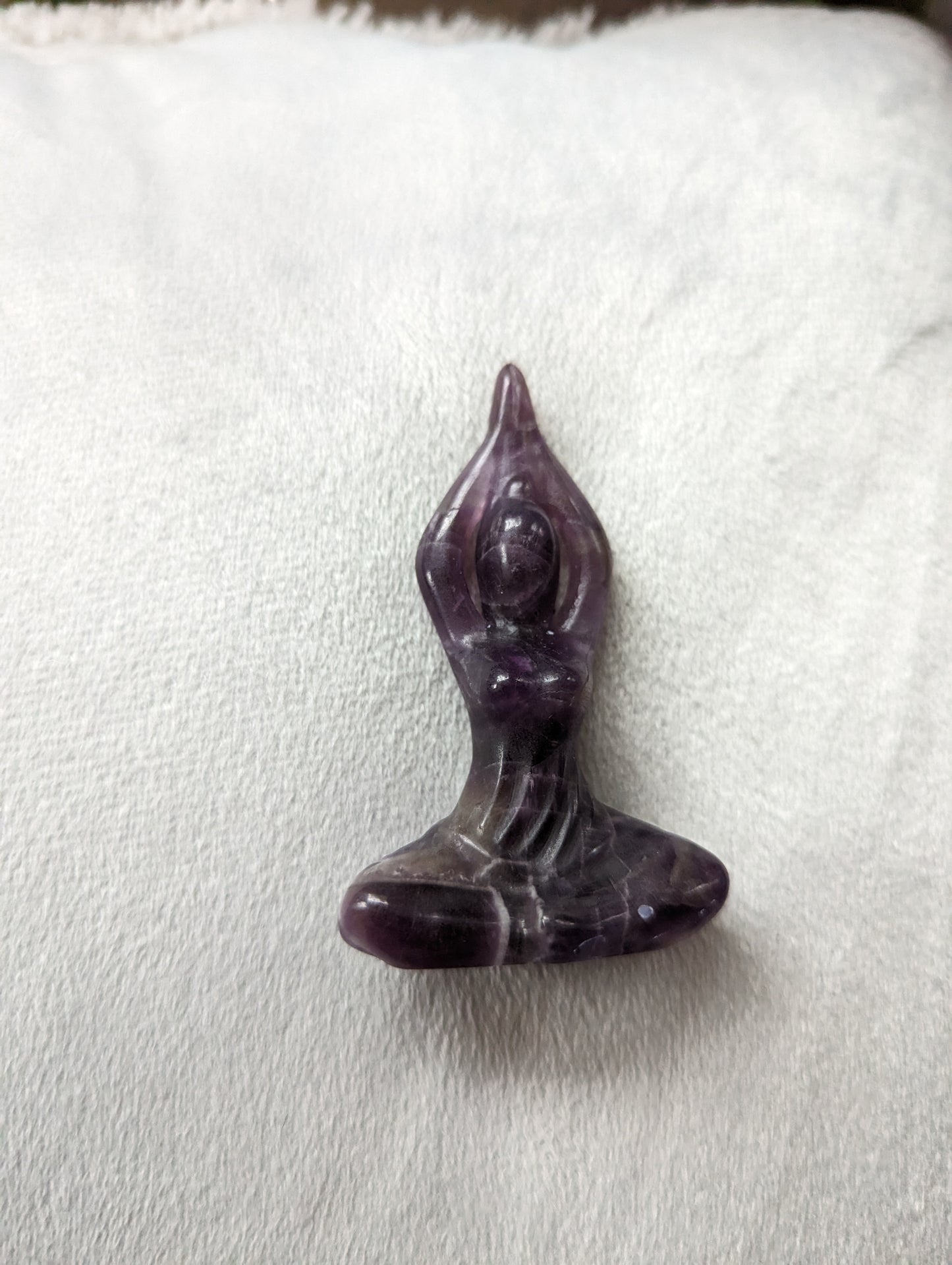 Lotus Yoga Carved Woman